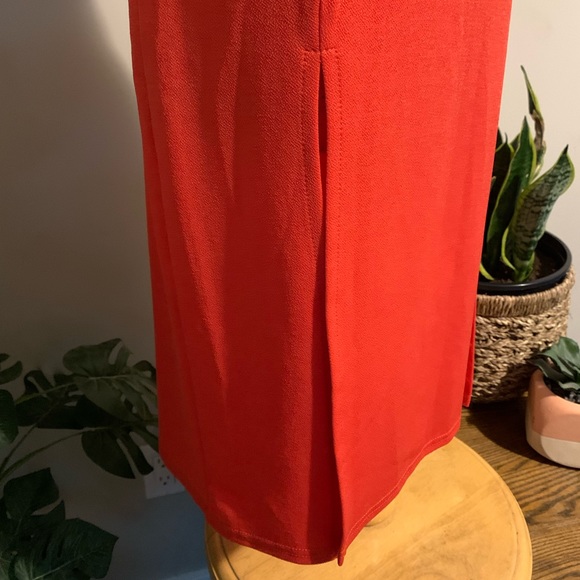Missguided Orange Midi Split Skirt - Picture 4 of 7